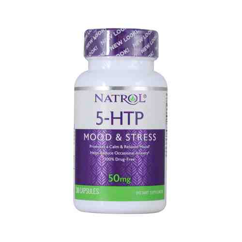 5-HTP (5-гидрокситриптофан) для защиты от ежедневного стресса Natrol Mood & Stress 5-HTP 50 mgарт. ID: 968488