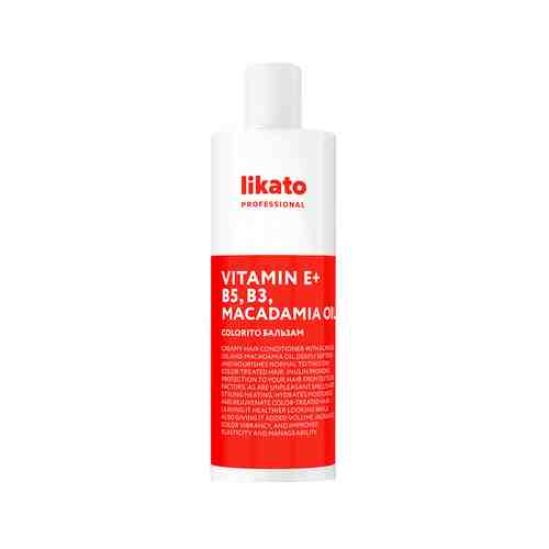 Бальзам для защиты цвета и блеска окрашенных волос Likato Professional Colorito Hair Conditioner Vitaminарт. ID: 978185