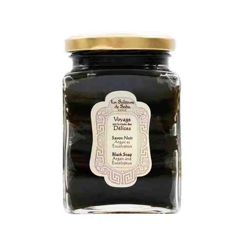 Черное мыло для лица и тела c аргановым маслом La Sultane De Saba Argan and Eucalyptus Black Soapарт. ID: 973364