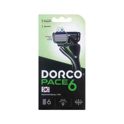 Cтанок для бритья с 2 сменными кассетами Dorco Pace 6 Blade System Razorарт. ID: 851235