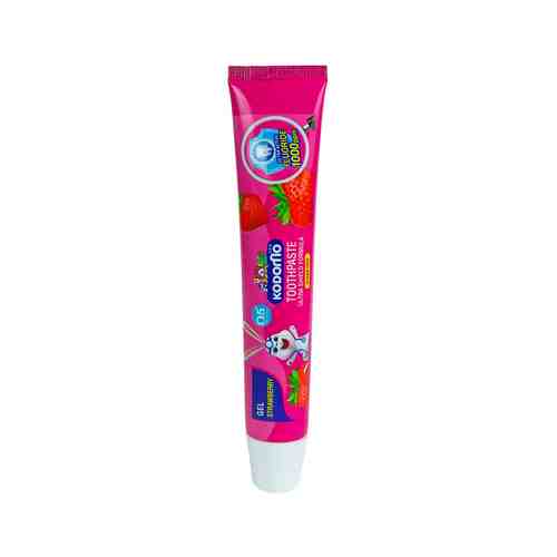 Детская гелевая зубная паста с ароматом клубники