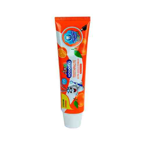 Детская зубная паста с ароматом апельсина 65 мл Lion Thailand Kodomo Toothpaste Ultra Shield Formula Cream Orangeарт. ID: 966116