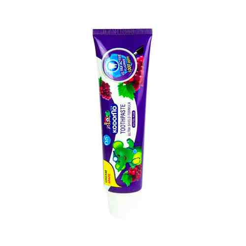 Детская зубная паста с ароматом винограда 65 мл Lion Thailand Kodomo Toothpaste Ultra Shield Formula Cream Grapeарт. ID: 966117