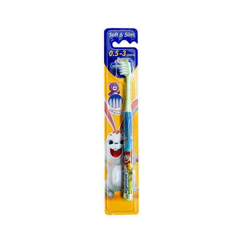Детская зубная щетка Lion Thailand Kodomo Soft Slim 0,5-3 years Toothbrushарт. ID: 969789