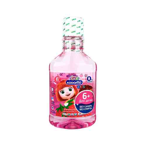 Детский ополаскиватель для полости рта с ароматом клубники Lion Thailand Kodomo Kids Strawberry Mouthwashарт. ID: 973137