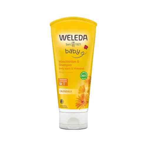 Детский шампунь-гель для волос и тела с календулой Weleda Calendula Baby Wash & Shampooарт. ID: 788364