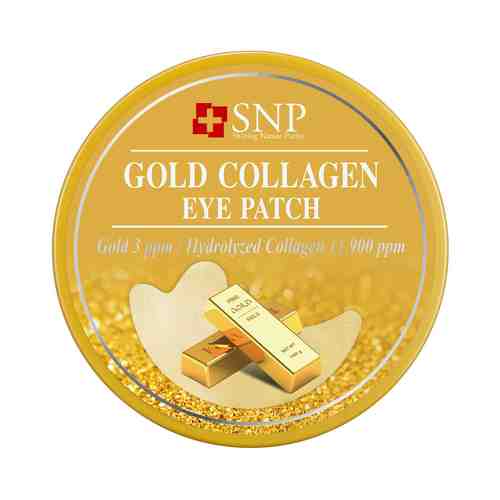 Гидрогелевые патчи для области вокруг глаз с 24К золотом и коллагеном SNP Gold Collagen Eye Patchарт. ID: 926223