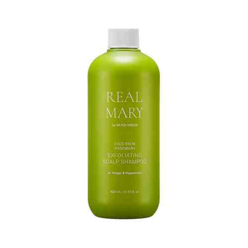 Глубоко очищающий и отшелушивающий шампунь для волос с соком розмарина Rated Green Real Mary Cold Brewed Rosemary Exfoliating Scalp Shampoo Travel Sizeарт. ID: 973904