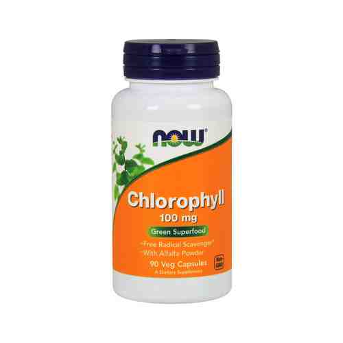 Хлорофилл для выведения токсинов из организма Now Chlorophyll 100 mgарт. ID: 969425