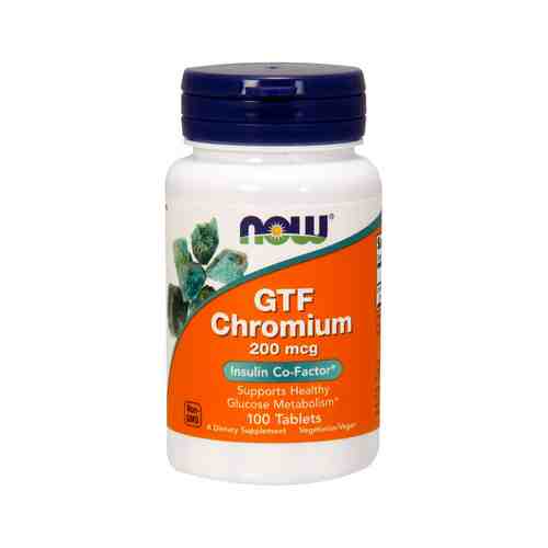 Хром для обмена углеводов в организме Now GTF Chromium 200 mcgарт. ID: 969510