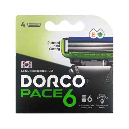Kассеты для бритья Dorco Pace Six Blades 4 Cartridgesарт. ID: 851229