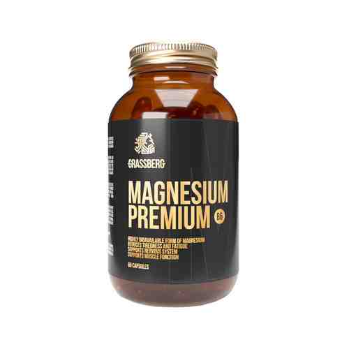Магний Grassberg Magnesium Premium B6 60 Capsарт. ID: 974104