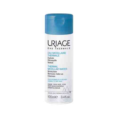 Мицеллярная вода для нормальной и сухой кожи лица и контура глаз 100 мл Uriage Thermal Micellar Water Normal to Dry Skinарт. ID: 979505