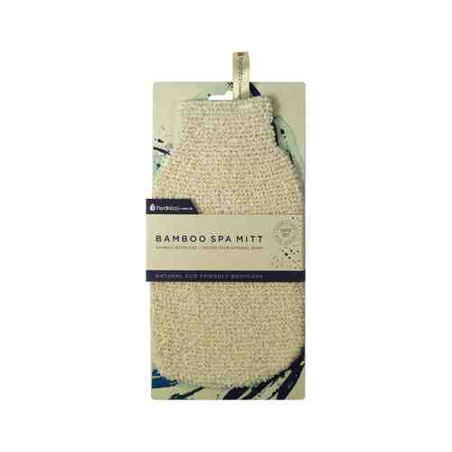 Мягкая рукавичка для массажа и пилинга из волокон бамбука и хлопка