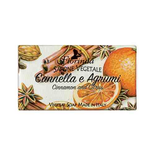 Мыло с ароматом корицы и цитрусы Florinda Soap Magie di Natale Cinnamon and Citrusарт. ID: 947135