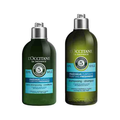Набор для ухода за волосами L'Occitane Purifying Freshness Hair Care Duo Setарт. ID: 954641