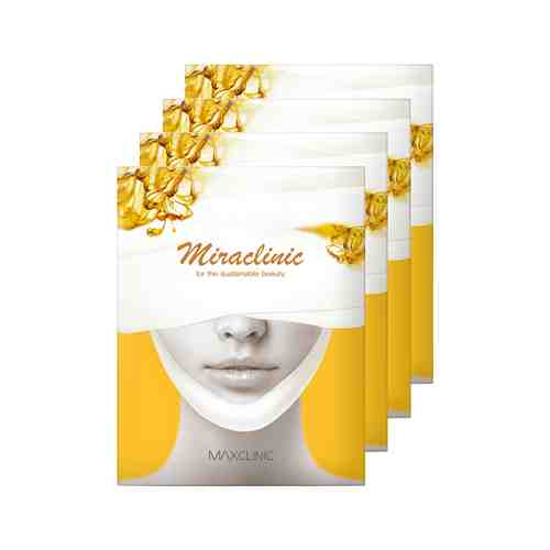 Набор из 4х контуромоделирующих гипсовая масок для лица Maxclinic Miraclinic Ampoule Gypsum Mask Packарт. ID: 882656