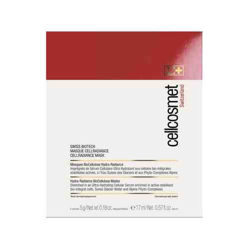 Набор из 5 клеточных биоцеллюлозных масок Cellcosmet & Cellmen Swiss Biotech Cellradiance Mask 5 Packарт. ID: 912288