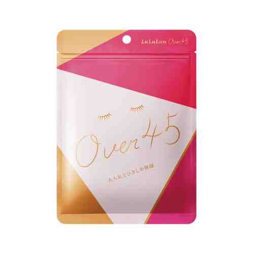 Набор из 7 тканевых масок для упругости и увлажнения зрелой кожи LuLuLun Over 45 Pink Camellia Mask 7 Packарт. ID: 949075