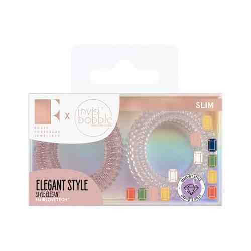 Набор из 8 резинок для волос Invisibobble x Rosie Fortescue Jewellery Slim Pink Glassesарт. ID: 969277