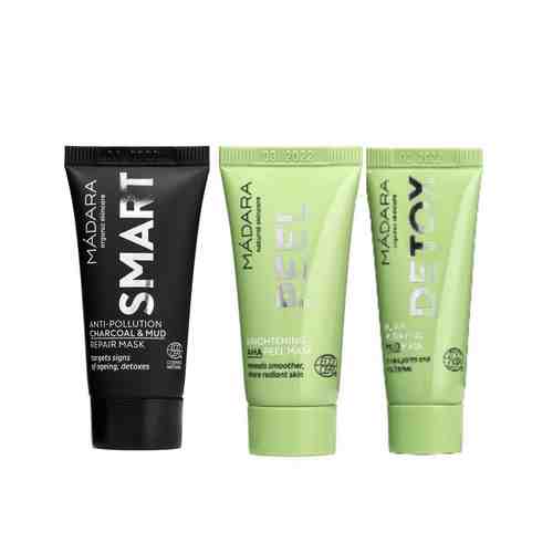 Набор масок для эффективного очищения и восстановления кожи Madara Feel Good in Your Skin Trio Mask Setарт. ID: 948934