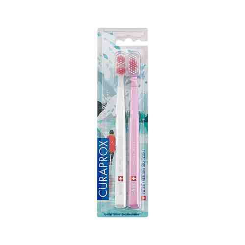 Набор зубных щеток Curaprox Toothbrush 5460 Ultra Soft Set Special Edition Delphine Balmeарт. ID: 947835