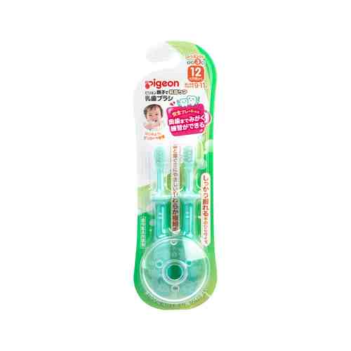 Набор зубных щеток для детей от 12 месяцев Pigeon Training Toothbrush for Kid Setарт. ID: 977224