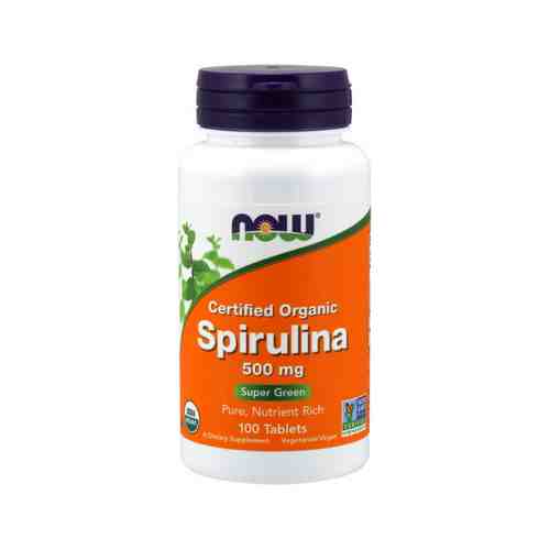 Натуральная спирулина Now Natural Spirulina 500 mg 100 Packарт. ID: 969423