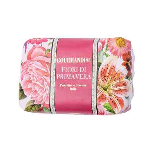 Натуральное парфюмированное мыло c ароматом весенних цветов