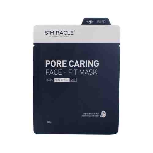 Очищающая тканевая маска для лица S+Miracle Pore Caring Face Fit Maskарт. ID: 943764