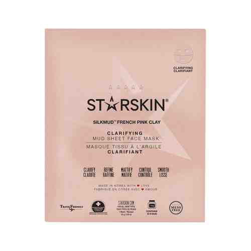 Очищающая тканевая маска для лица с розовой французской глиной Starskin Silkmud French Pink Clay Clarifying Maskарт. ID: 932042