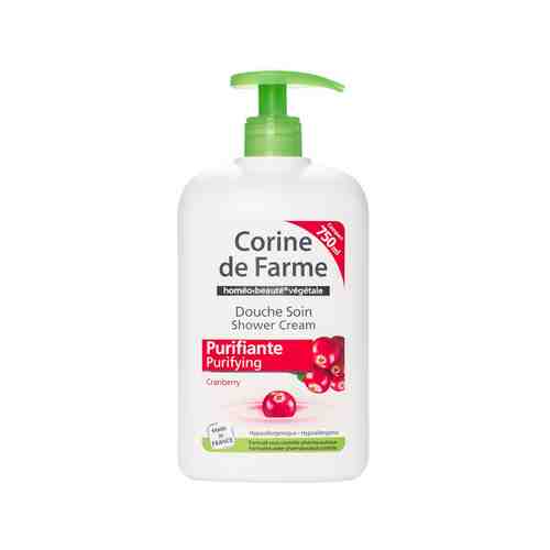 Очищающий гель для душа с ароматом клюквы 750 мл Corine de Farme Purifying Shower Creamарт. ID: 939922