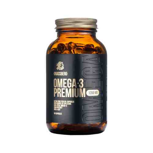 Омега 3 1200 мг Grassberg Omega 3 Premium 1200 mg 90 Capsарт. ID: 974101