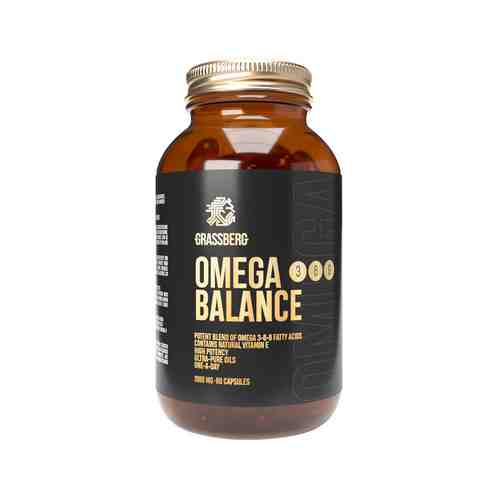 Омега 3-6-9 Grassberg Omega Balance 3 6 9 1000 mg 60 Capsарт. ID: 974096