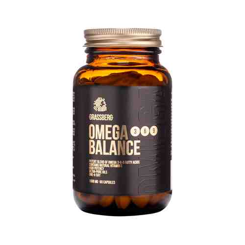 Омега 3-6-9 Grassberg Omega Balance 3 6 9 1000 mg 90 Capsарт. ID: 974095