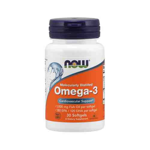 Омега-3, очищенная на молекулярном уровне Now Omega-3 30 Packарт. ID: 969500
