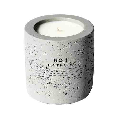 Парфюмированная свеча в керамической вазе Photo/Genics + Co No.1 Hashish Concrete Candleарт. ID: 930509