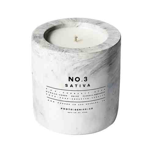 Парфюмированная свеча в керамической вазе Photo/Genics + Co No.3 Sativa Concrete Candleарт. ID: 930511
