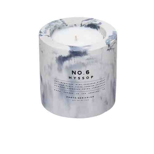 Парфюмированная свеча в керамической вазе Photo/Genics + Co No.6 Hyssop Glass Candleарт. ID: 930514