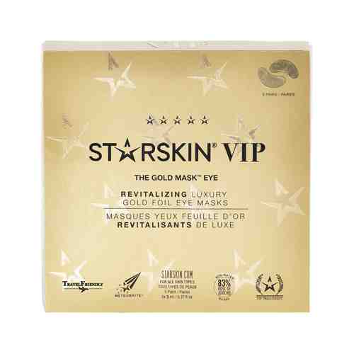 Патчи для глаз с экстрактом розы Иерихона Starskin VIP Revitalizing Luxury Gold Foil Eye Masksарт. ID: 934864