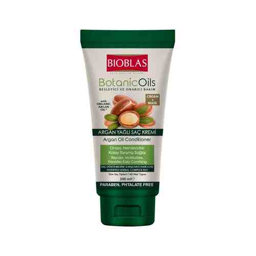 Питательный увлажняющий кондиционер для волос с аргановым маслом Bioblas Botanic Oils Argan Oil Cream Conditionerарт. ID: 988440