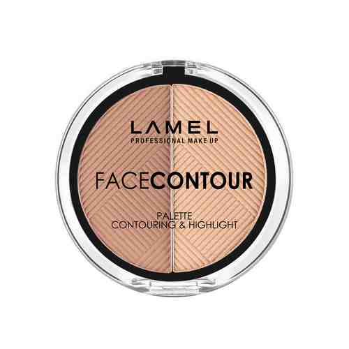 Пудра для скульптурирования лица Lamel Professional HD Face Contour Palette Contouring and Highlightарт. ID: 955477