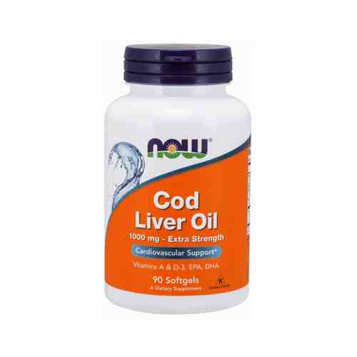 Рыбий жир из печени трески Now Cod Liver Oil 1000 mgарт. ID: 969490