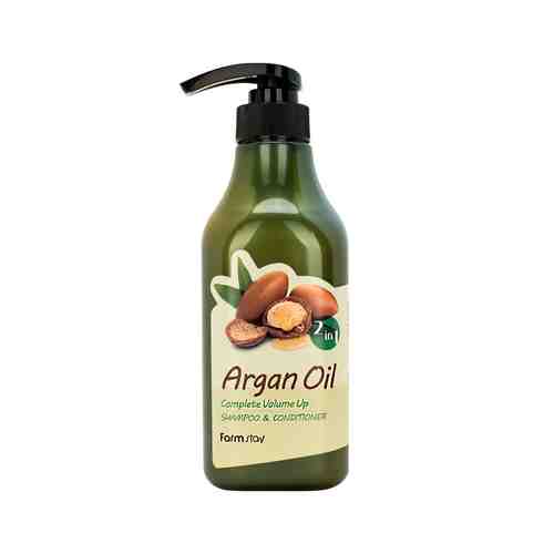Шампунь-кондиционер для волос с aргановым маслом FarmStay Argan Oil Complete Volume Up Shampoo & Conditionerарт. ID: 961317