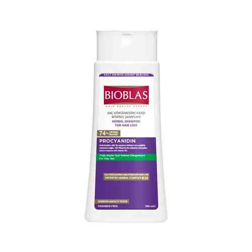 Шампунь против выпадения для жирных волос с процианидином Bioblas Procyanidin Herbal Shampoo for Hair Lossарт. ID: 988445