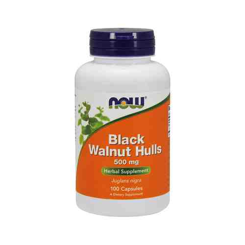 Скорлупа черного ореха антипаразитарного действия и для поддержки печени Now Black Walnut Hulls 500 mgарт. ID: 969448