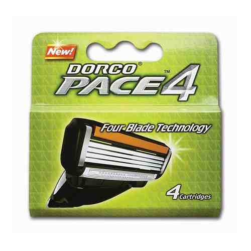 Сменные кассеты к бритве Dorco Pace 4 Razor System Cartridges for Menарт. ID: 851231