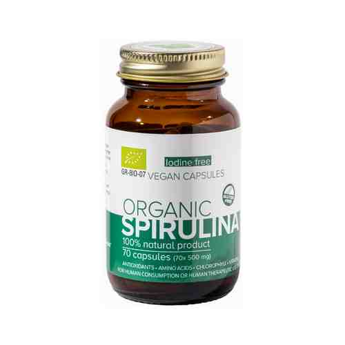 Спирулина в капсулах ALGH A.C. Organic Spirulina 70 Capsарт. ID: 980728