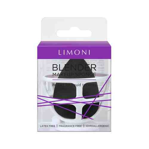 Спонж для макияжа Limoni Blender Makeup Sponge Blackарт. ID: 946177