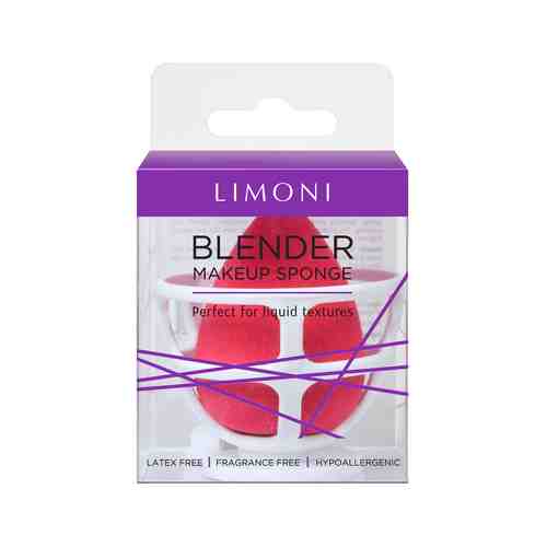 Спонж для макияжа Limoni Blender Makeup Sponge Redарт. ID: 946178